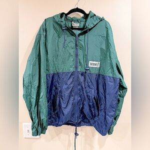 🔥Vintage Disney Green and Blue Windbreaker Jacket🔥